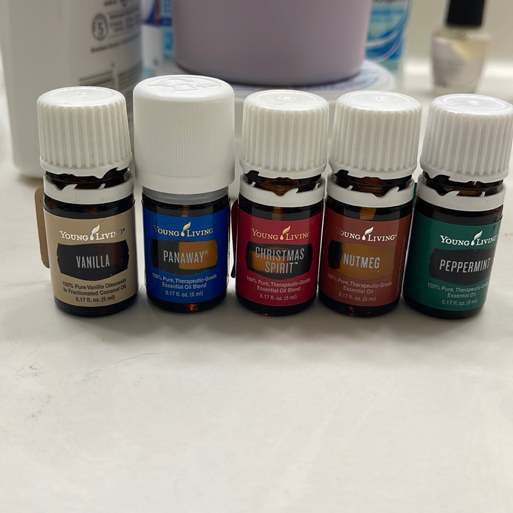 15 young living essential oils 5ml bottles